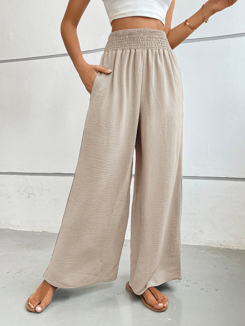 Perfee Wide Leg Pants with Pockets - Odaingerous